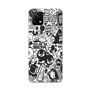 Printed Hard Back Cover Case for Vivo