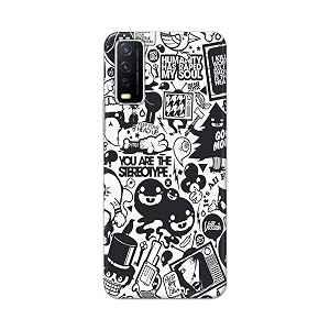 Printed Hard Back Cover Case for Vivo