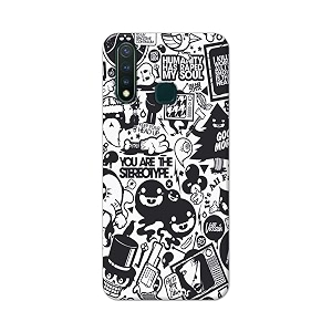 Printed Hard Back Cover Case for Vivo