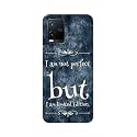 Printed Hard Back Cover Case for Vivo T1x Back Cover (I Am Not Perfect I Am Limited Edition) -1803