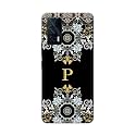 Printed Hard Back Cover Case for Vivo iQOO 7 5G Back Cover (Alphabet P) -1803