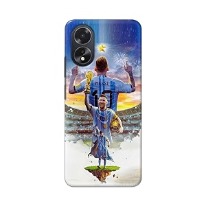 printed hard back cover for oppo a18 4g back cover famous football player -j2 -190724ea