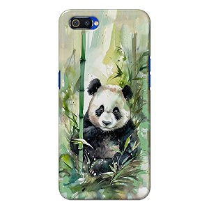 printed hard back cover for oppo a1k back cover panda -j1 -190724ea