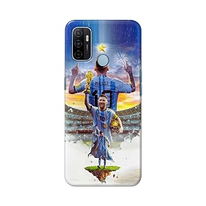 printed hard back cover for oppo a32 back cover famous football player -j2 -190724ea