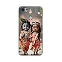 Printed Hard Back Cover for Oppo F7 Back Cover (Radha Krishna Love -J2) -190724(EA)