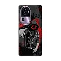 Printed Hard Back Cover for Oppo Reno10 Pro+ Plus 5G Back Cover (Hoodie Rapper) -190724(EA)