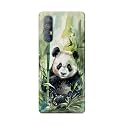 Printed Hard Back Cover for Oppo Reno3 Pro (6.4") Back Cover (Panda -J1) -190724(EA)