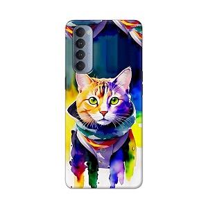 Printed Hard Back Cover for Oppo Reno4