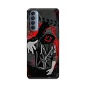 Printed Hard Back Cover for Oppo Reno4 Pro Back Cover (Hoodie Rapper) -190724(EA)