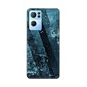 Printed Hard Back Cover for Oppo Reno7 Pro 5G | Oppo Reno 7 Pro 5G Back Cover (Rugged Background -J1) -190724(EA)