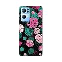 Printed Hard Back Cover for Oppo Reno7 Pro 5G | Oppo Reno 7 Pro 5G Back Cover (Seamless Leaves) -190724(EA)