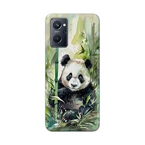 printed hard back cover for realme 10 5g back cover panda -j1 -190724ea