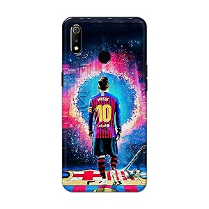 printed hard back cover for realme 3  realme 3i back cover famous football player -j1 -190724ea