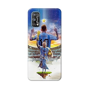 printed hard back cover for realme 7 pro back cover famous football player -j2 -190724ea