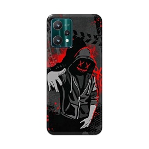 printed hard back cover for realme 9 pro 5g back cover hoodie rapper -190724ea