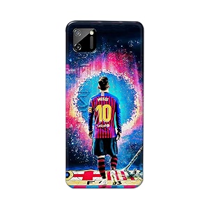 printed hard back cover for realme c11 2020 back cover famous football player -j1 -190724ea