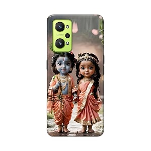 printed hard back cover for realme gt neo 2 back cover radha krishna love -j2 -190724ea