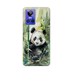 printed hard back cover for realme gt neo 3 back cover panda -j1 -190724ea