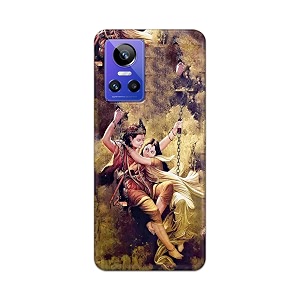printed hard back cover for realme gt neo 3 back cover radha krishna love -j1 -190724ea