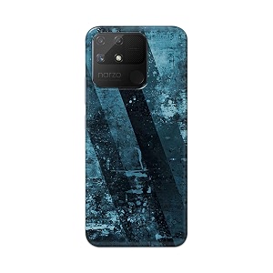 printed hard back cover for realme narzo 50a back cover rugged background -j1 -190724ea