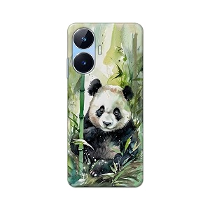 printed hard back cover for realme narzo n55 back cover panda -j1 -190724ea