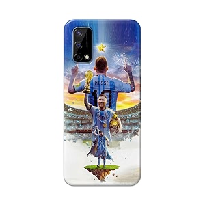 printed hard back cover for realme narzo 30 pro 5g back cover famous football player -j2 -190724ea