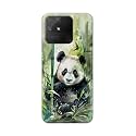 Printed Hard Back Cover for Realme Narzo 50A Back Cover (Panda -J1) -190724(EA)