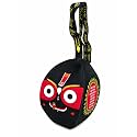 Printed Lord Jagannath Gomukhi Japa Mala Bag with Zip Pocket, Cotton Chanting Bag for Mantra Jaap, Tulsi/Rudraksha Mala Storage(Colorful) (Black)