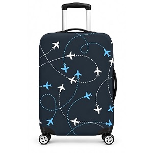 Printed Luggage Cover for Traveling Bag