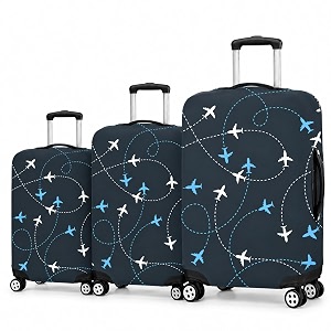 Printed Luggage Cover for Traveling Bag