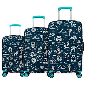 Printed Luggage Cover for Traveling Bag