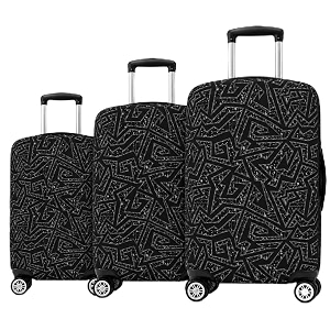 Printed Luggage Cover for Traveling Bag