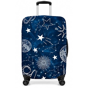 Printed Luggage Cover for Traveling Bag
