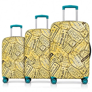 Printed Luggage Cover for Traveling Bag