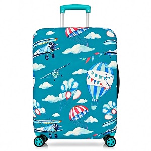Printed Luggage Cover for Traveling Bag