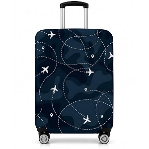 Printed Luggage Cover for Traveling Bag