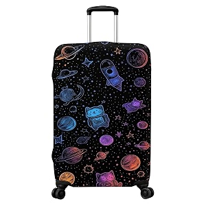 Printed Luggage Cover for Traveling Bag