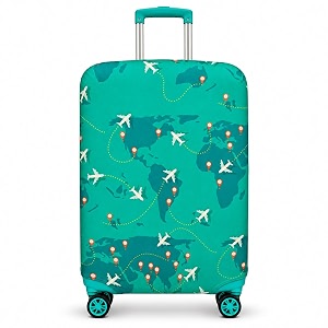 Printed Luggage Cover for Traveling Bag