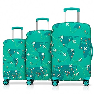 Printed Luggage Cover for Traveling Bag