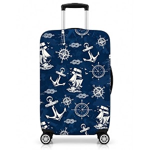 Printed Luggage Cover for Traveling Bag
