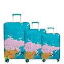 Printed Luggage Cover for Traveling Bag amp
