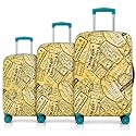 Printed Luggage Cover for Traveling Bag amp