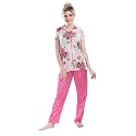 Printed Night Suit for Women - Flower