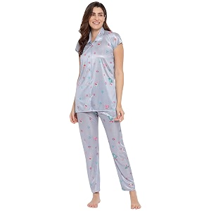 Printed Night Suit for Women - Printed