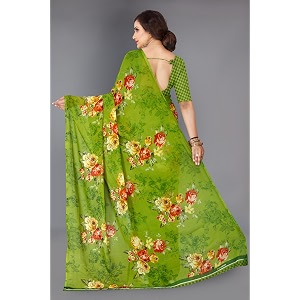 Printed Saree with Soft Feel Party