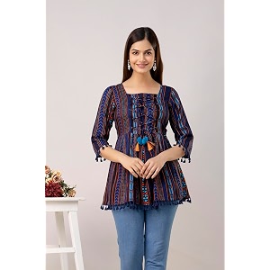 Printed Top for WomenGirls