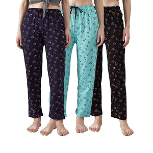 Printed Womens Pyjama Night Pant Soft Cotton