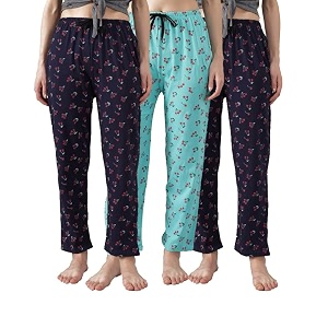 Printed Womens Pyjama Night Pant Soft Cotton