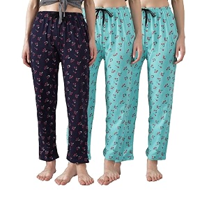 Printed Womens Pyjama Night Pant Soft Cotton