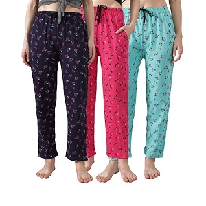 Printed Womens Pyjama Night Pant Soft Cotton
